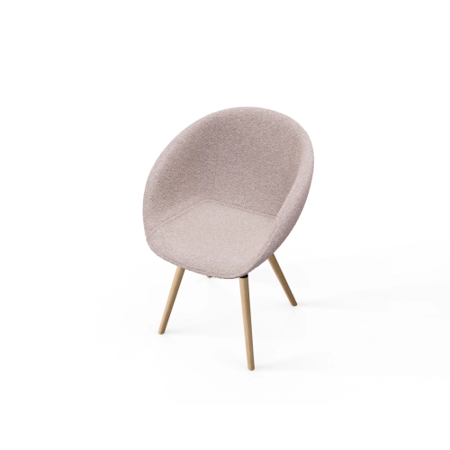 Krzesło KR-502 Ruby Kolory Tkanina Abriamo 11 Boucle Design Italia 2025-2030